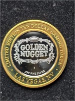Golden Nugget Ltd Ed. $10 Gaming Token Casino...