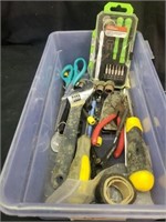 Tote of misc tools