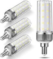 E12 LED Bulbs  20W  150W Eqv  6000K  4 Pack