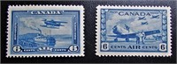 Timbres neufs « Airmail » de 1938 et 1942 – Scott