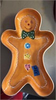 Gingerbread man candy dish/tray