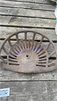 Cast iron tractor seat