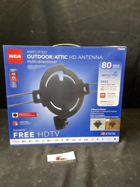 Amplified outdoor/ indoor HD antenna