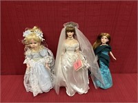 3 dolls, Ashton Drake galleries, Paradise