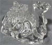 Princess House Crystal Camel Figure 3.5"