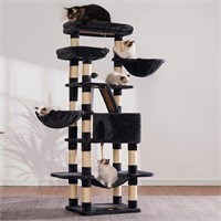 Hebly Cat Tree for Large Cats,68 inch Multi-LevelG