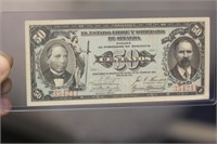 1915 Mexico 50 Centauros Uncirculated Bank Note