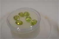 4.95 Ct. Oval Cut Peridot Gemstones