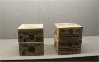 (4) Boxes of White Flyer Clay Pigeons