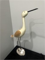 Wood Decorator Shorebird Figure