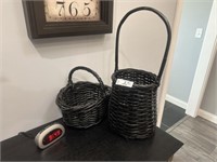 2 Baskets and Alarm Clock