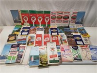 Old Esso Texaco AAA Plus Road Map Collection
