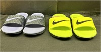 2 Pairs Of Nike Sandals RRP $32.00, Size 1Y Size