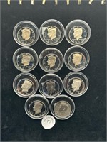 Kennedy Silver Proof Coin Collection 
2010S- 2017