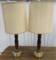 Buffet lamps 33” H, Bidding 1xqty.