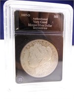 1887-O Morgan Silver Dollar Slabbed