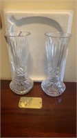 Pair of Waterford Vases