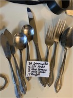 FLATWARE STAINLESS SEE PHOTO FOR QUANTITY