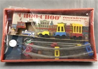 Tootsietoy choo-choo train toy set