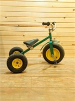 Green and Yellow Tricycle 26" High at Handlebars