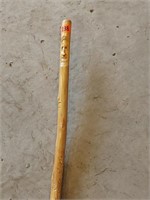 Hand carved walking stick