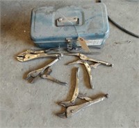 Tool box, vise grips