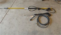 Power washer wand, hose, extension sprayer