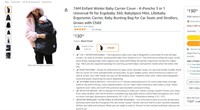 7AM Enfant Winter Baby Carrier Cover