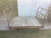 Large Flatbed Cart with Handles