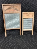 Antique Washboards Lot of 2