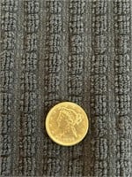 1895 $5 Liberty gold coin