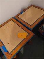 Two end tables, 1 drawer,