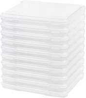 Slim Portable Project Case, 10 Pack, Clear