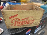 Vintage Drink Pepsi Wooden Crate