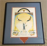 Hopi Clown Signed and Numbered Print.