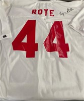 Kyle Rote Signed Jersey Original Autograph