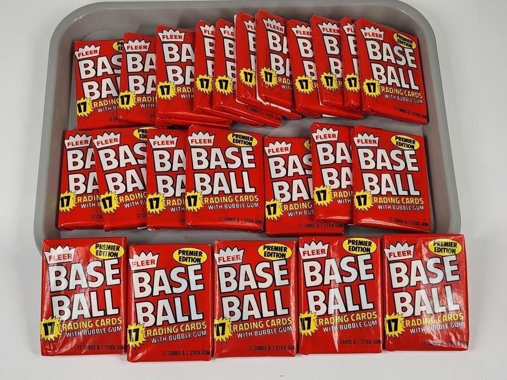 24) 1981 FLEER BASEBALL SEALED WAX PACKS