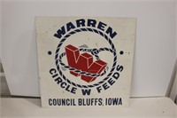 Warren Feed sign
