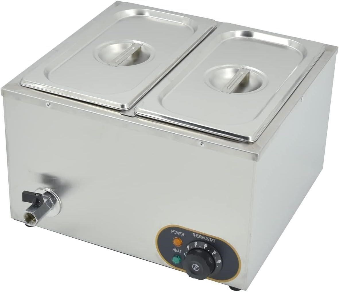 2 Pans Commercial Food Warmer