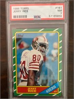 Jerry Rice rookie 1986 topps