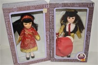 2 Vintage Effanbee Dolls of World - China, Spain