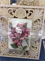 Resin flower wall hangings