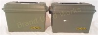 2 Large Cabela's Heavy Duty Military Ammo Cans