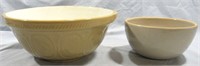 2 LARGE CERAMIC MIXING BOWLS *GRIPSTAND ENGLAND