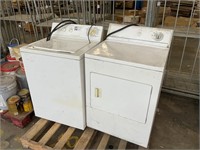 1  LOT, 2 PCS, GE AND FRIGIDAIRE WASHER AND DRY
