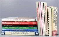 Quilting, Cross Stitch & Sewing Books / 12 pc