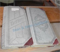 Two 1920 dairy ledgers