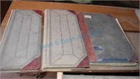1916-1920's antique dairy ledger books