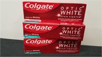 Three new 4.2 Oz tubes of Colgate Optic White