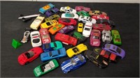 Box of diecast cars